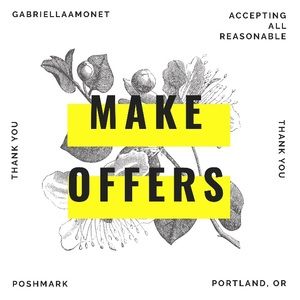 I LOVE OFFERS! LET’S MAKE A DEAL. DON’T BE SHY